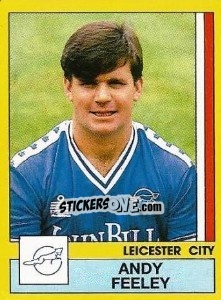Sticker Andy Feeley - UK Football 1986-1987 n. 107 - Panini