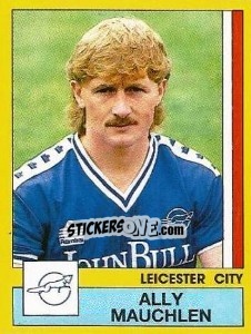 Cromo Ally Mauchlen - UK Football 1986-1987 - Panini