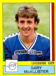 Cromo Gary McAllister - UK Football 1986-1987 - Panini