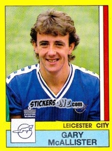 Sticker Gary McAllister - UK Football 1986-1987 n. 110 - Panini