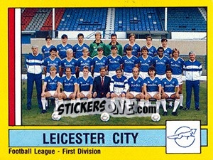 Figurina Team Photo - UK Football 1986-1987 - Panini