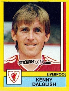 Sticker Kenny Dalglish - UK Football 1986-1987 n. 119 - Panini