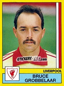 Cromo Bruce Grobbelaar - UK Football 1986-1987 - Panini