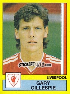 Sticker Gary Gillespie - UK Football 1986-1987 - Panini