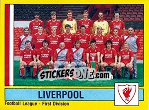 Sticker Team Photo - UK Football 1986-1987 n. 127 - Panini