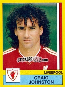 Sticker Craig Johnston - UK Football 1986-1987 - Panini