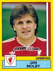 Sticker Jan Molby - UK Football 1986-1987 - Panini