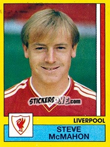 Cromo Steve McMahon - UK Football 1986-1987 - Panini