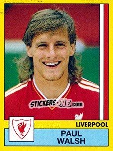 Figurina Paul Walsh - UK Football 1986-1987 n. 133 - Panini