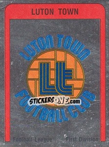 Cromo Luton Town Badge - UK Football 1986-1987 - Panini