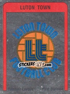Sticker Luton Town Badge - UK Football 1986-1987 n. 134 - Panini