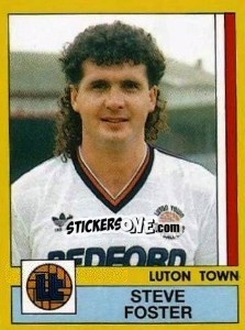 Sticker Steve Foster - UK Football 1986-1987 - Panini