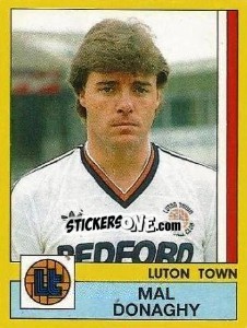 Sticker Mal Donaghy - UK Football 1986-1987 n. 139 - Panini