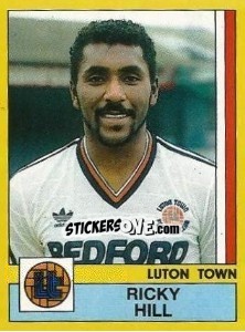 Cromo Ricky Hill - UK Football 1986-1987 - Panini