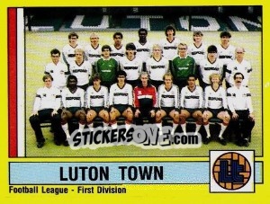 Sticker Team Photo - UK Football 1986-1987 - Panini