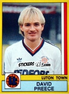 Sticker David Preece - UK Football 1986-1987 n. 144 - Panini