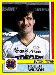 Figurina Robert Wilson - UK Football 1986-1987 - Panini