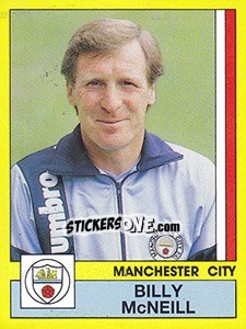 Cromo Billy McNeill - UK Football 1986-1987 - Panini