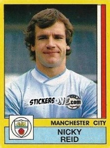 Cromo Nicky Reid - UK Football 1986-1987 - Panini