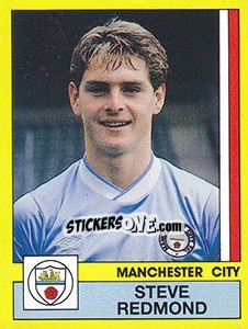 Sticker Steve Redmond - UK Football 1986-1987 n. 155 - Panini