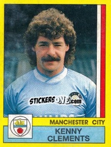 Sticker Kenny Clements - UK Football 1986-1987 - Panini