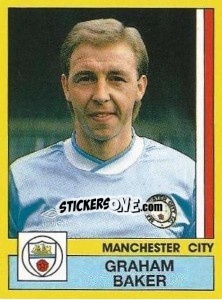 Sticker Graham Baker - UK Football 1986-1987 - Panini