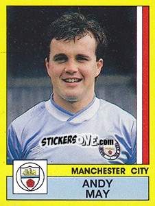 Sticker Andy May - UK Football 1986-1987 - Panini