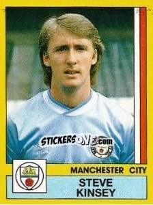 Cromo Steve Kinsey - UK Football 1986-1987 - Panini