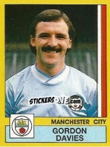 Sticker Gordon Davies - UK Football 1986-1987 - Panini