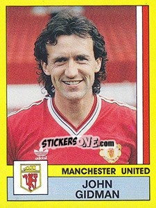 Sticker John Gidman - UK Football 1986-1987 - Panini