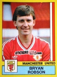 Sticker Bryan Robson - UK Football 1986-1987 n. 174 - Panini