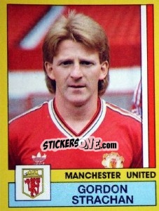 Sticker Gordon Strachan - UK Football 1986-1987 n. 176 - Panini
