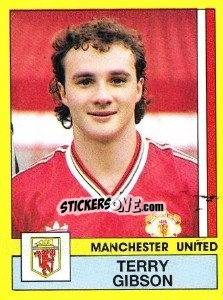 Sticker Terry Gibson - UK Football 1986-1987 n. 178 - Panini