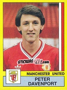 Sticker Peter Davenport - UK Football 1986-1987 - Panini