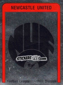 Sticker Newcastle United Badge - UK Football 1986-1987 - Panini