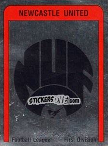 Sticker Newcastle United Badge - UK Football 1986-1987 n. 182 - Panini