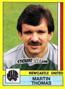 Figurina Martin Thomas - UK Football 1986-1987 n. 184 - Panini