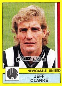 Sticker Jeff Clarke - UK Football 1986-1987 - Panini