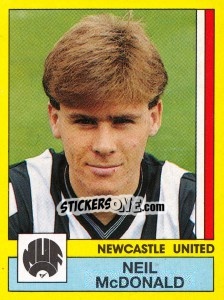 Cromo Neil McDonald - UK Football 1986-1987 - Panini