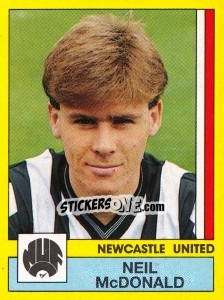 Sticker Neil McDonald - UK Football 1986-1987 n. 189 - Panini