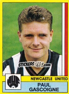 Sticker Paul Gascoigne - UK Football 1986-1987 - Panini