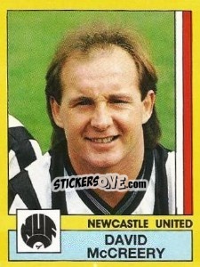 Sticker David McCreery - UK Football 1986-1987 n. 192 - Panini