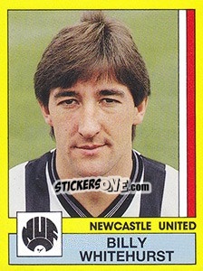 Sticker Billy Whitehurst - UK Football 1986-1987 - Panini