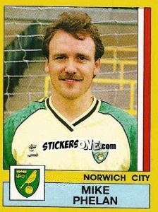 Sticker Mike Phelan - UK Football 1986-1987 n. 204 - Panini