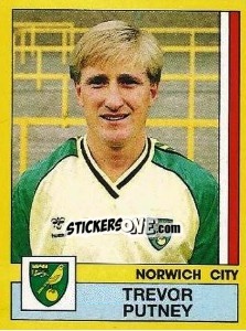 Sticker Trevor Putney - UK Football 1986-1987 - Panini