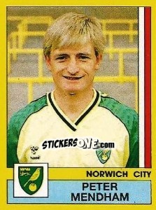 Figurina Peter Mendham - UK Football 1986-1987 n. 206 - Panini