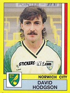 Sticker David Hodgson - UK Football 1986-1987 - Panini