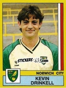 Cromo Kevin Drinkell - UK Football 1986-1987 - Panini