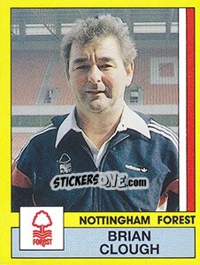 Sticker Brian Clough - UK Football 1986-1987 n. 215 - Panini