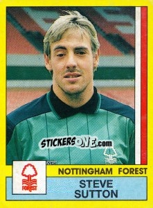 Cromo Steve Sutton - UK Football 1986-1987 - Panini
